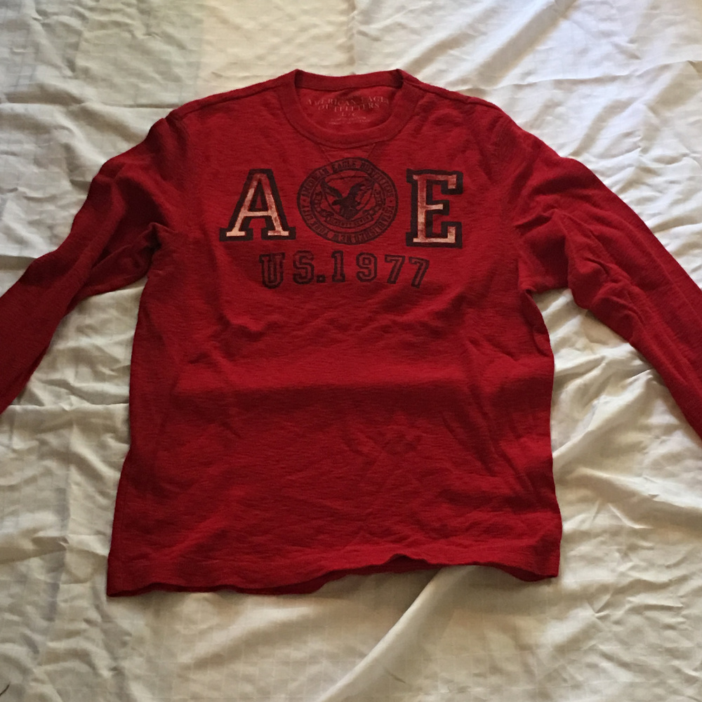 Men's Red Crewneck Sweater (Worn Once)